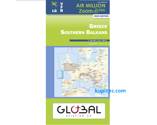Air Million VFR Karte Griechenland Nord & Süd 2020