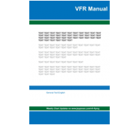 VFR Manual GENERAL TEXT englisch