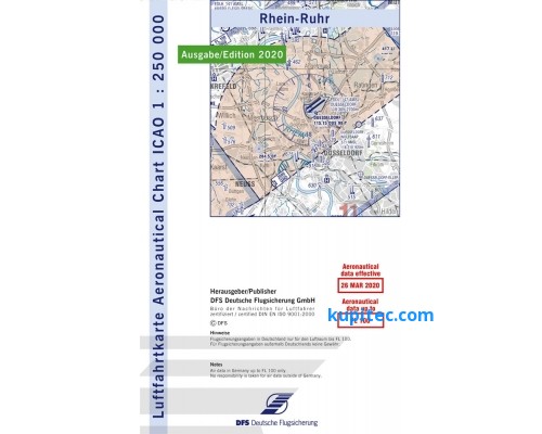 ICAO Karte Rhein-Ruhr