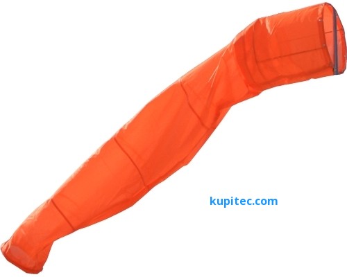Ветроуказатель, оранжевый, Ø 30 см, длина 180 см.