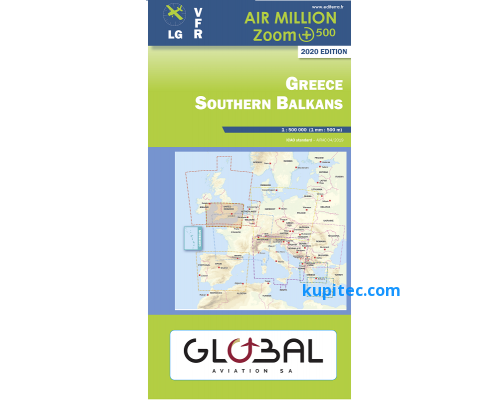 Air Million VFR Karte Griechenland Süd 2020