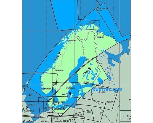 Enroute Chart E(LO)7/8 Skandinavien