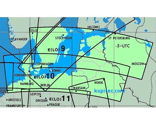 Enroute Chart E(LO)9/10 Deutschland, Polen, Russland