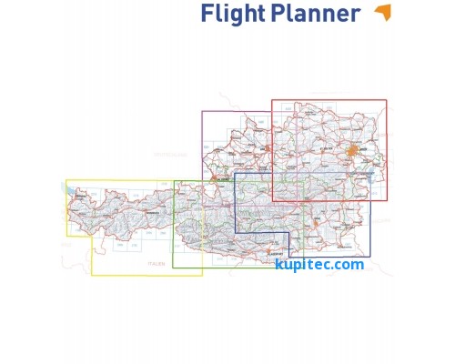 Flight Planner / Sky-Map VFR Karte Österreich 1:200.000