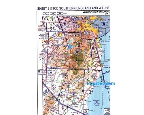 ICAO Karte Großbritannien, Süd England