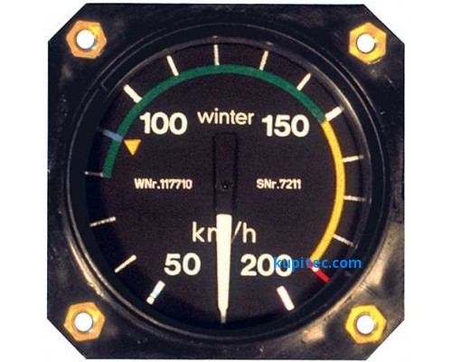 Указатель скорости полета 7 FMS 2, диапазон 0-250 км / ч