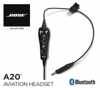 Комплект кабелей Bose A20 - вертолетная версия, с bluetooth, электретным микрофоном, прямой кабель