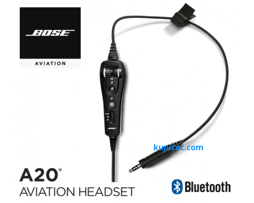 Комплект кабелей Bose A20 - вертолетная версия, с bluetooth, электретным микрофоном, прямой кабель