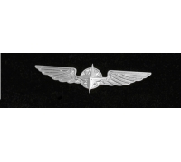 Значок для пилота крылья, Silber, 35 mm