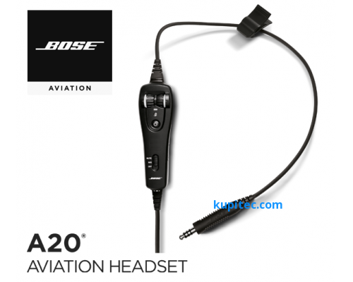 Комплект кабелей Bose A20 - вертолетная версия, без Bluetooth, дин. Micro., Спиральный кабель