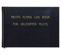 Журнал учета пилотов вертолетов, черный (DE)