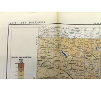 Историческая карта балеарских островов 1959
