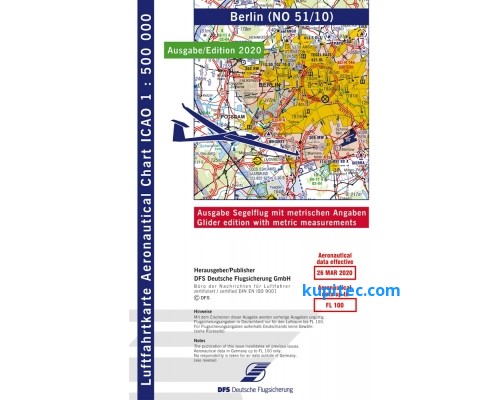 ICAO Karte Berlin Segelflug