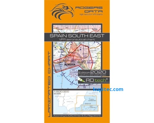 Rogers Data VFR Karte Spanien Süd-Ost 2020