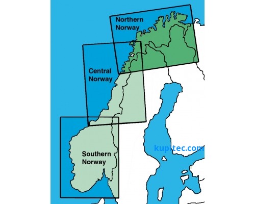 ICAO Karte Norwegen, Nord