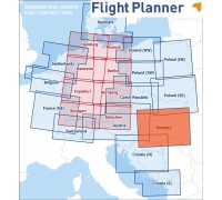 Flight Planner / Sky-Map Visual 500 Karte Ungarn