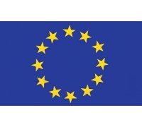 Наклейка с европейским флагом
