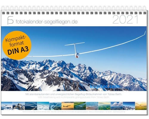 Fotokalender Segelfliegen 2021 DIN A3