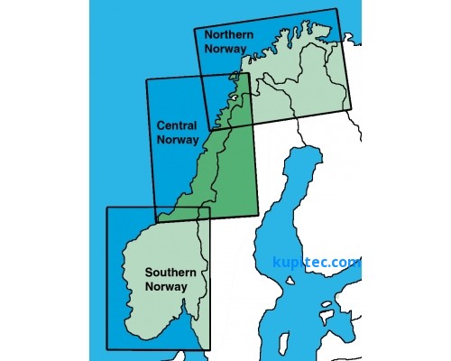 ICAO Karte Norwegen, Zentral