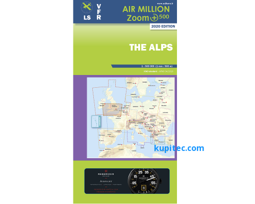 Air Million VFR Karte Alpen 2020