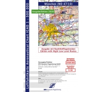 ICAO Karte München mit Nachttiefflugstrecken