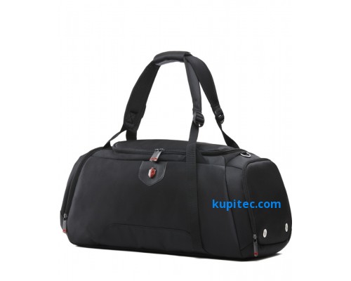 Дорожная сумка "Krimcode" Sport Attire - с плечевым ремнем, объем 50 литров, черная (KSTL02-1N0SM)